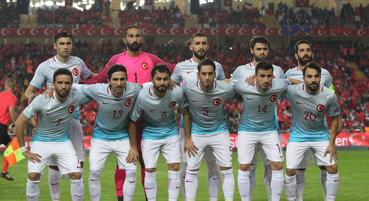  Trkiye Milli Takm 22.sraya yerleti