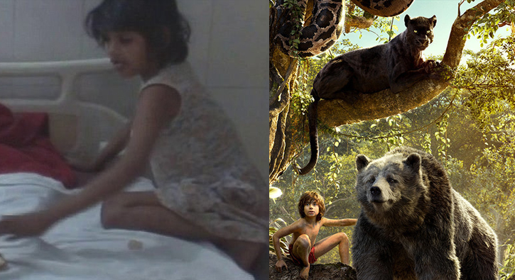 'Mowgli K�z' maymunlar�n elinden kurtar�ld�