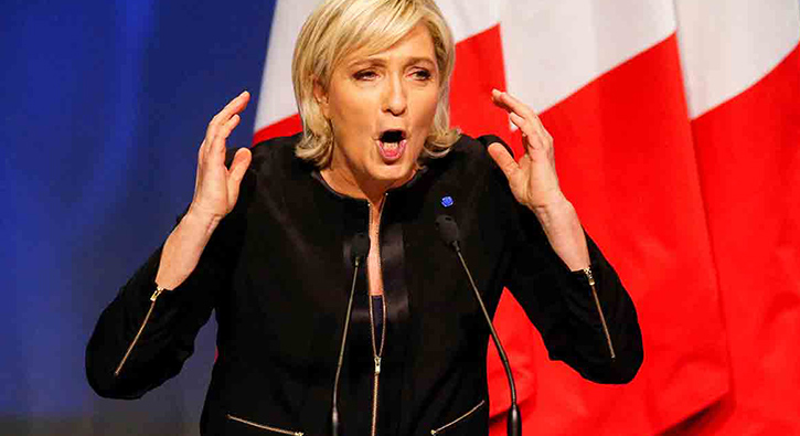 Irk�� Le Pen'den Trump'a tepki: ABD, 'd�nya polisi' olmaya �al���yor