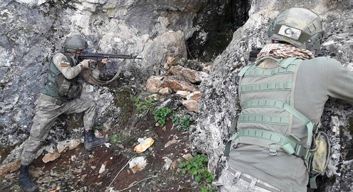 TSK: Saldr hazrlnda olduu tespit edilen 3 PKK'l terrist ldrld