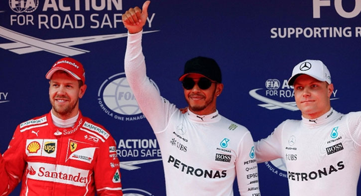 �in'de Hamilton ilk s�rada ba�layacak