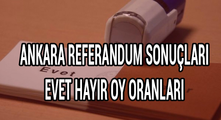 Ankara referandum sonular