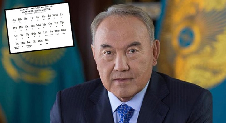 Kazakistan Latin alfabesine ge�iyor