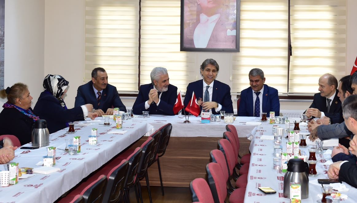 Muhtarlardan Mustafa Demir'e teekkr