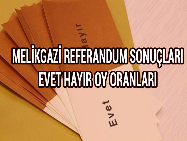Melikgazi referandum sonular