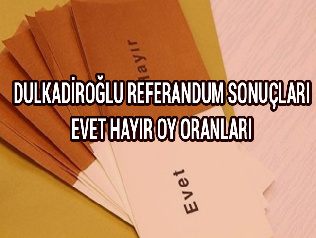 Dulkadirolu referandum sonular