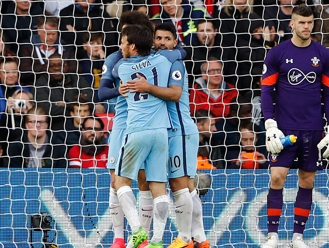 Manchester City deplasmanda Southampton'� 3-0 yendi