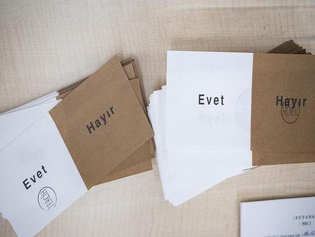 Halk oylamasnda sandktan 'evet' kt