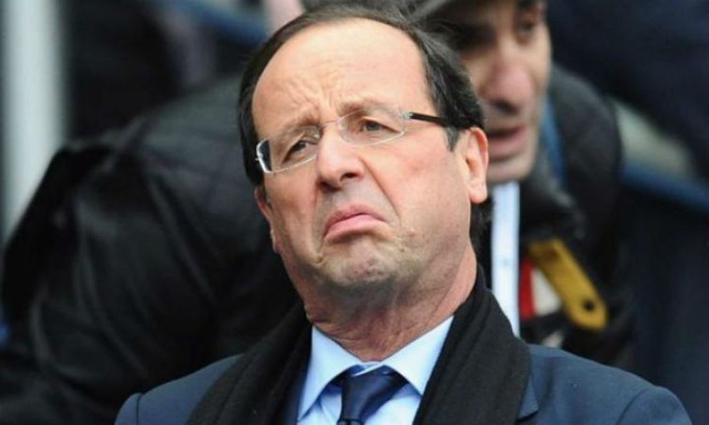 Fransa Cumhurbakan Hollande'dan skandal aklama