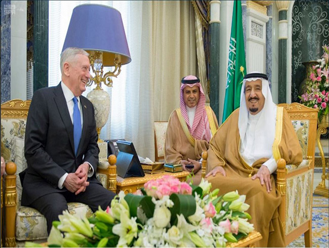 ABD Savunma Bakan Suudi Arabistan'da
