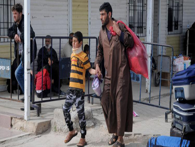 Suriyeli aileler Bab'a geri dnd
