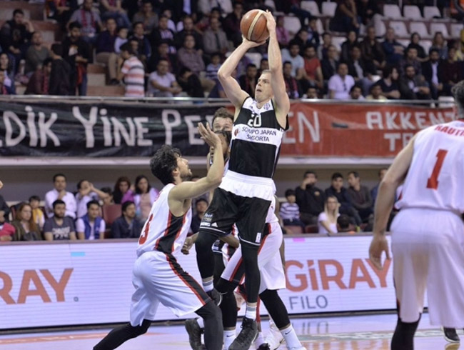 Beikta Sompo Japan deplasmanda Gaziantep Basketbol'u 67-59 yendi