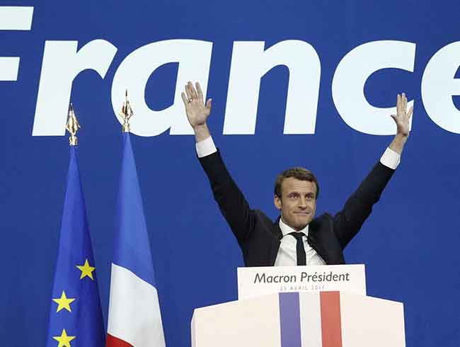 Macron kazand Brksel rahatlad