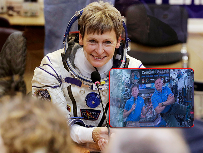 Kadn astronot Whitson bir rekor daha krd