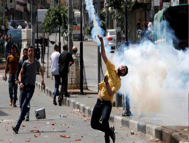 Alk grevlerinin 12. gnnde Filistin'de atma kt