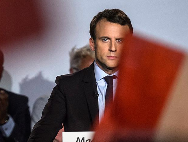 Cumhurbakan aday Macron Rusyann iki kanalna yasak uygulad