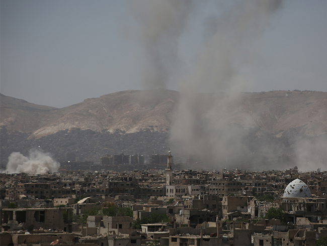 Esed rejimi, Halep'in bat krsalna fze saldrs dzenledi: 9'u ocuk 18 sivil ld