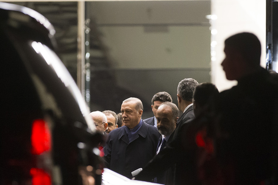 Cumhurbakan Erdoan yurda dnd