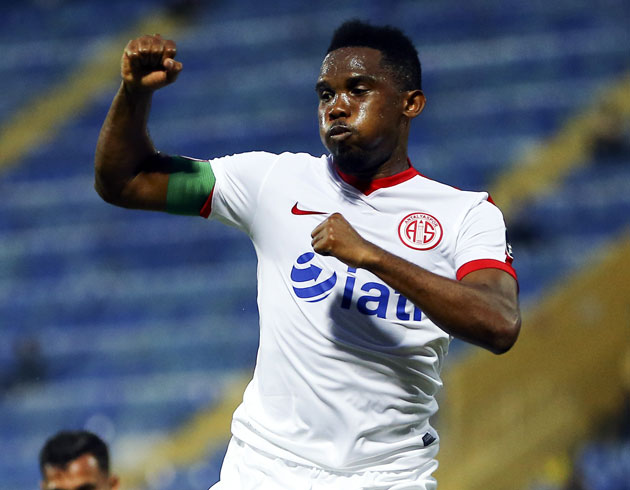 Samuel Eto'o'nun Antalyaspor tarihine gemesine 4 gol kald