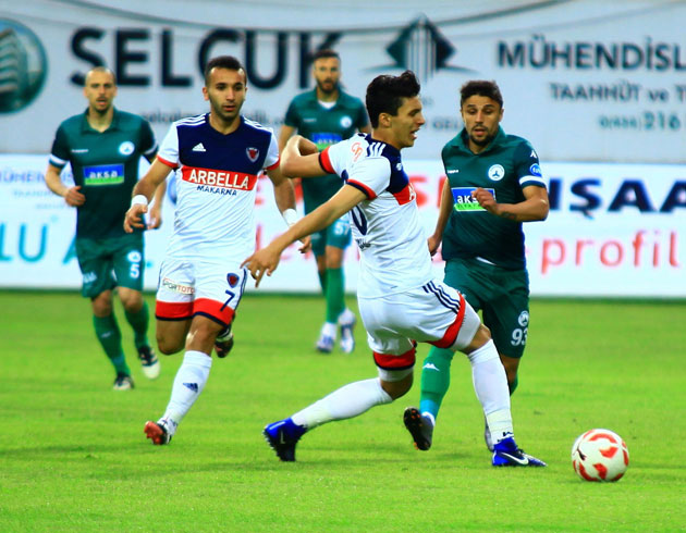 Giresunspor, Mersin dmanyurdu'nu tek golle geti