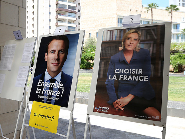 Fransa'nn yeni cumhurbakan Macron oldu