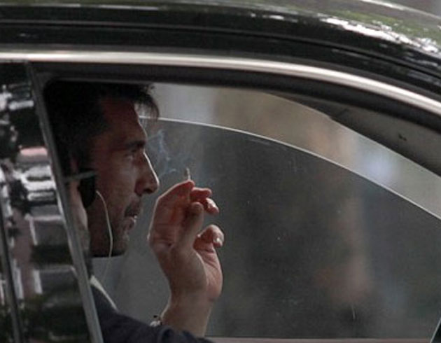 Buffon finali sigarayla kutlad�