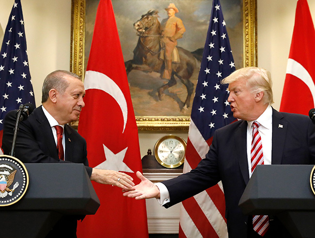Erdoan'dan Trump'a: Suriye tutumunuzu ok yerinde bulduk