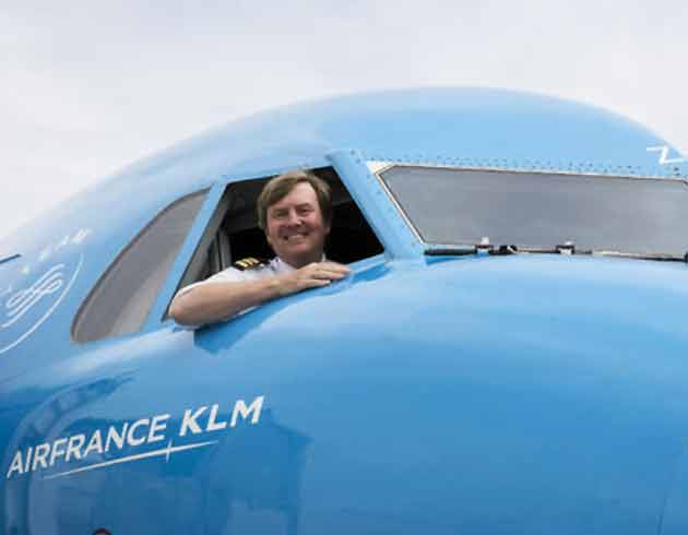 Kral Willem Alexander 21 yldr KLM iin uuyor