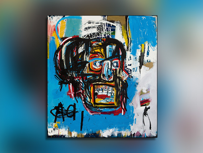 ABD'li ressam Jean Michel Basquiat'n tablosu 110.5 milyon dolara satld