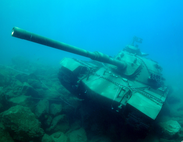 ABD yapm 45 tonluk tank denize batrld