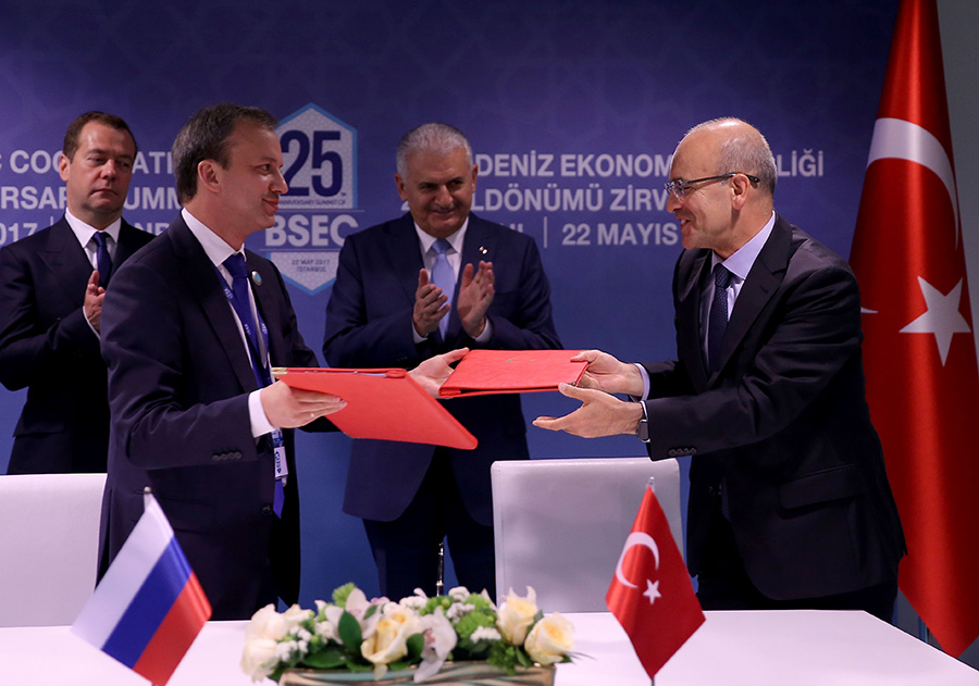 Trkiye ve Rusya ticari engelleri ortadan kaldrmak iin bildiri imzalad