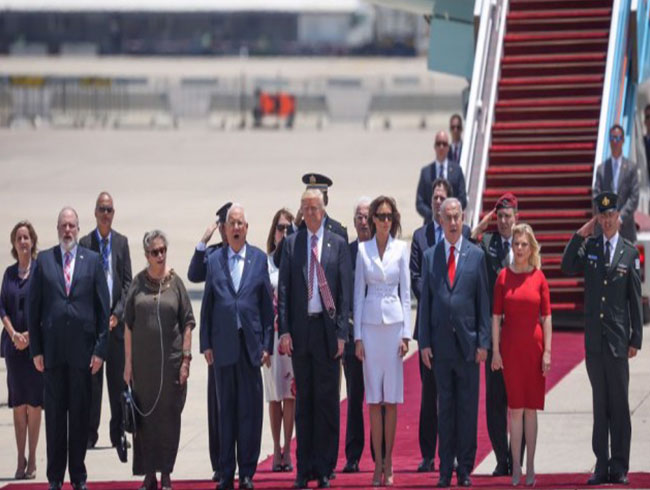 Bakan Trump'n srail ziyareti balad