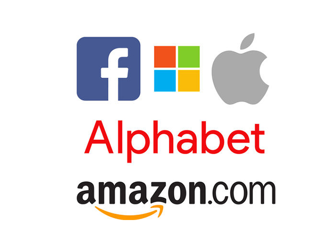 Facebook, Microsoft, Apple, Amazon ve Alphabet bymeye devam ediyor