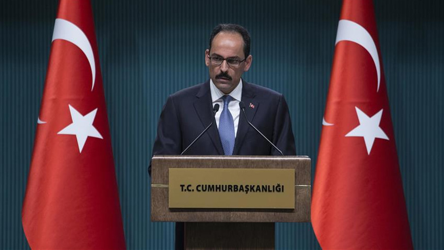 Cumhurba�kanl��� S�zc�s� Kal�n: Manchester'da yap�lan ter�r sald�r�s�n� �iddetle k�n�yor, hayat�n� kaybedenler i�in taziyelerimizi sunuyoruz