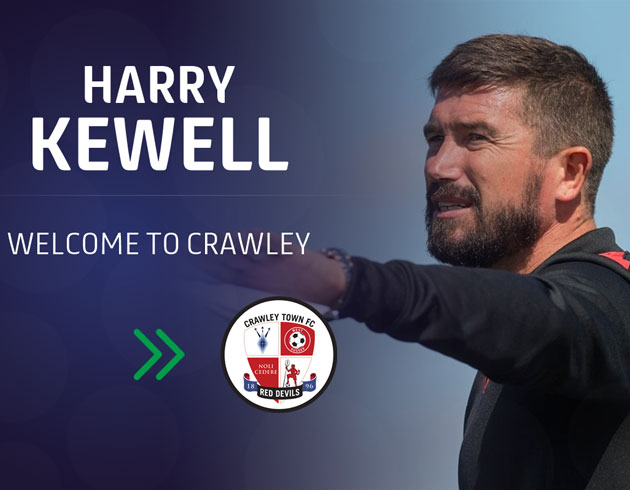 Harry Kewell, Crawley Town'n teknik direktr oldu