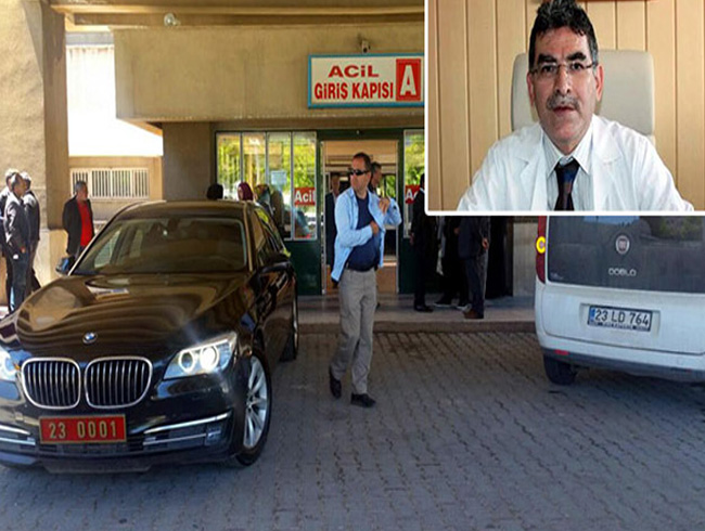 Saldrya urayan Elaz Frat niversitesi Hastanesi Bahekimi Prof. Dr. Mehmet Sait Belirgen hayatn kaybetti 