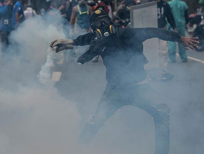 Venezuela'daki hkmet kart gsterilerde 55 kii hayatn kaybetti