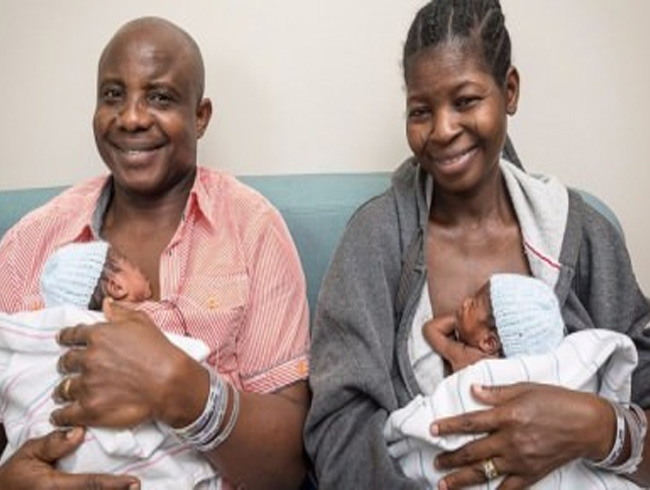 Nijeryal Taiwo ifti, 17 yl sonra altz bebek sahibi oldu