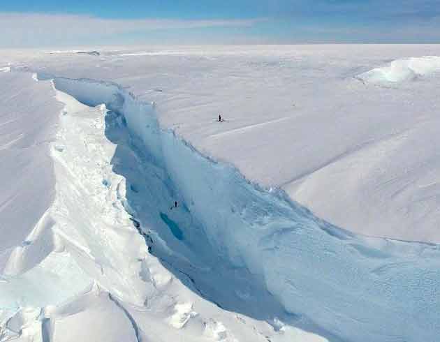 Antartika'da en b�y�k kopma