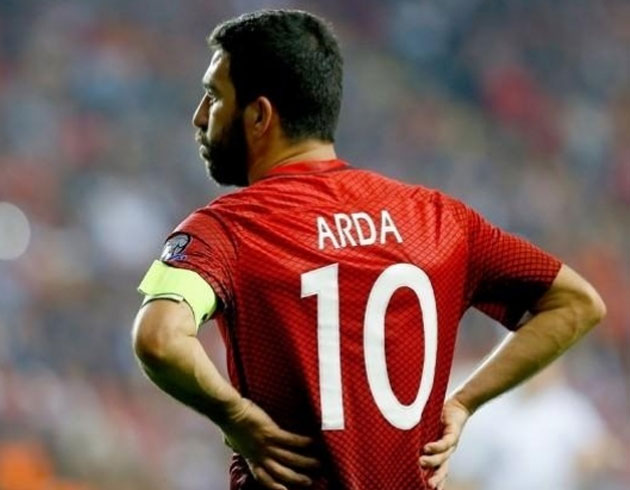 Arda Turan milli formayla 97 maa kp 17 gol att