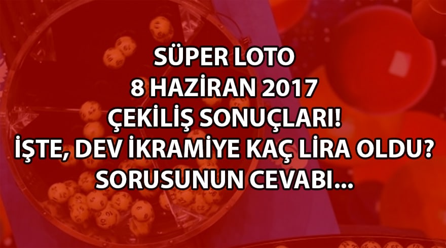 Sper Loto 8 Haziran sonular