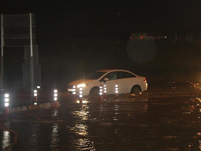 Ankara'da sa�anak ve dolu