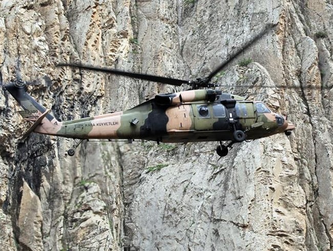 Hakkari'de saldrya urayan helikopterin uabilecei kararlatrld