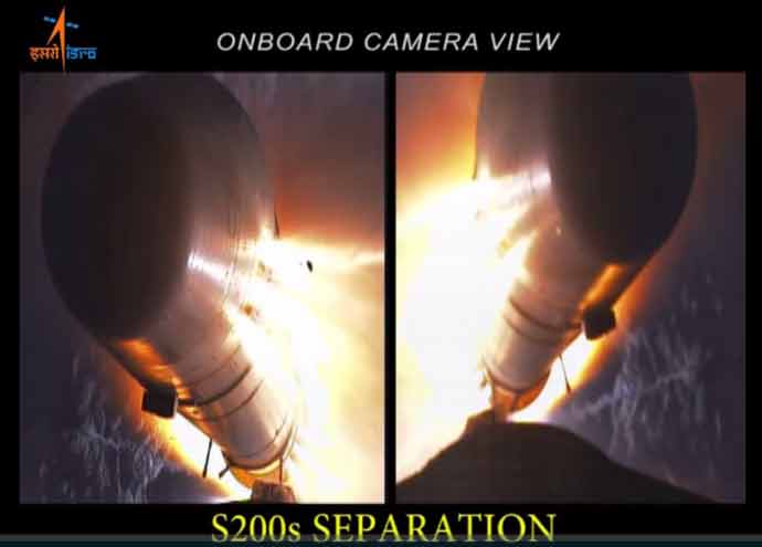 Hindistan'�n uydusu GSLV Mark III'den selfie 