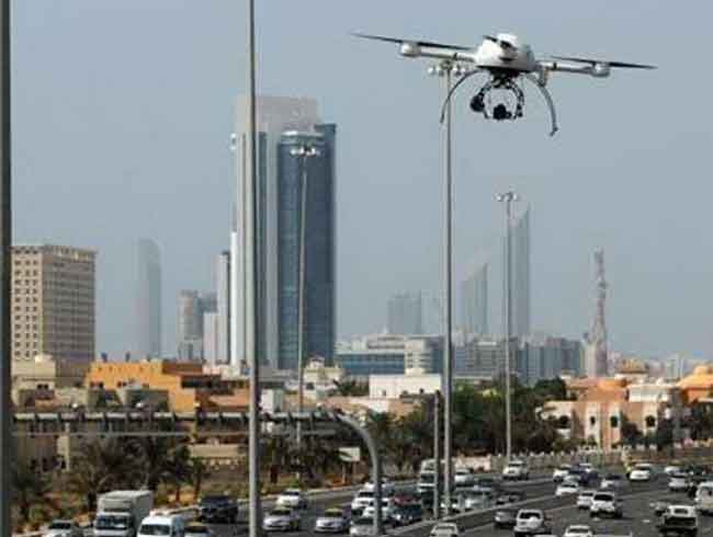Bayram trafiine drone ve HAl takip
