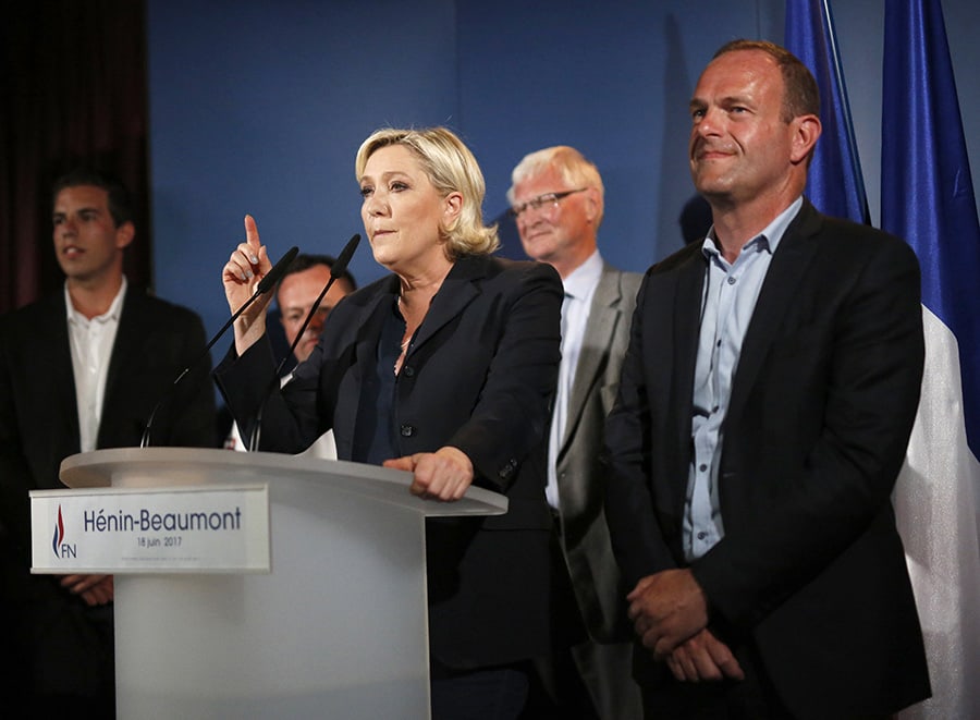 Ar sac Le Pen ilk kez Fransa Meclisi'ne girdi