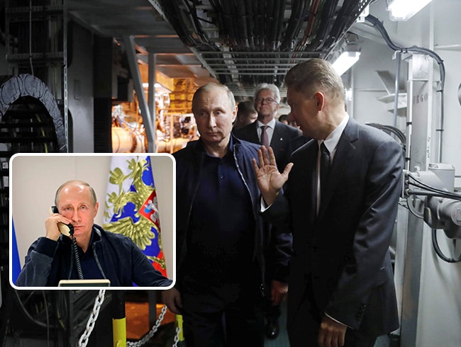 Putin gemiye kt, Erdoan'la grt: Trk Akm Projesi'ne balyoruz