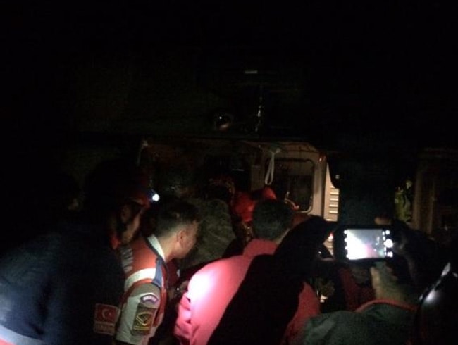 Nide Demirkazkta yaralanan dac helikopterle kurtarld