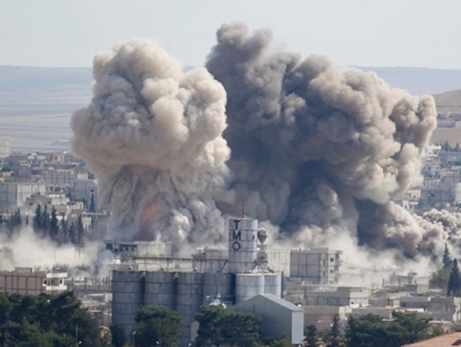 ABD nclndeki koalisyonun Suriye'deki hava saldrsnda 42 sivil hayatn kaybetti