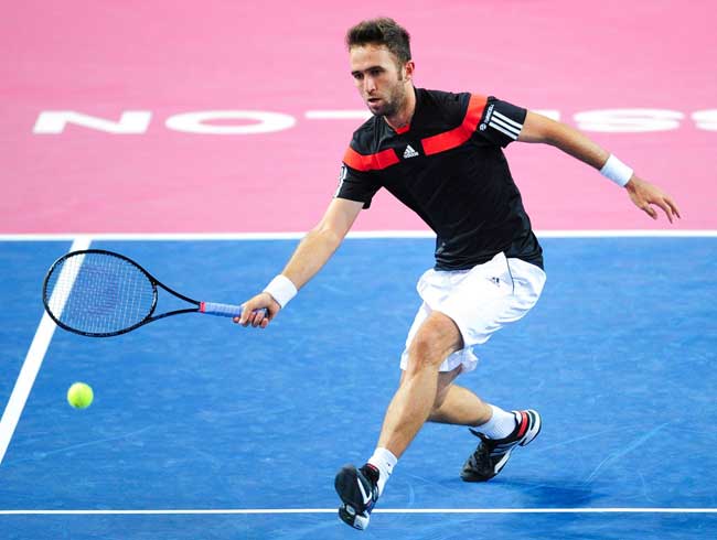 Antalya Open ATP Tenis Turnuvas'nda Marsel lhan ikinci turda elendi